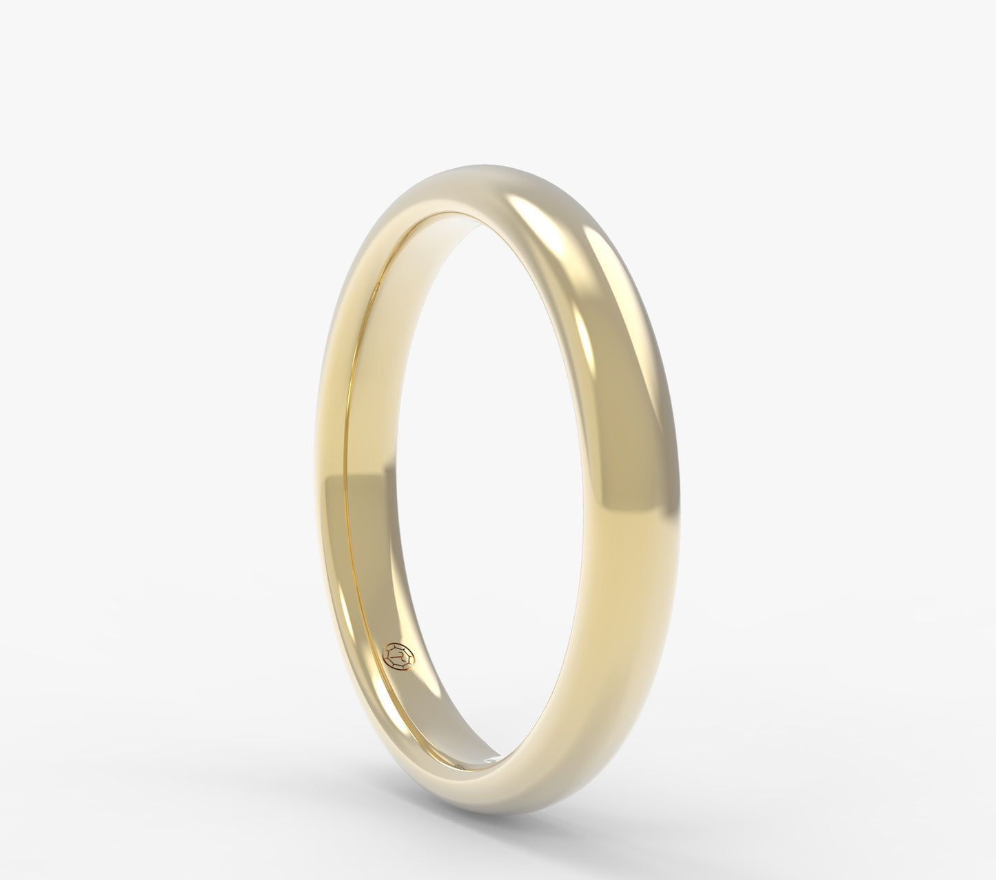 Half Round Wedding Band