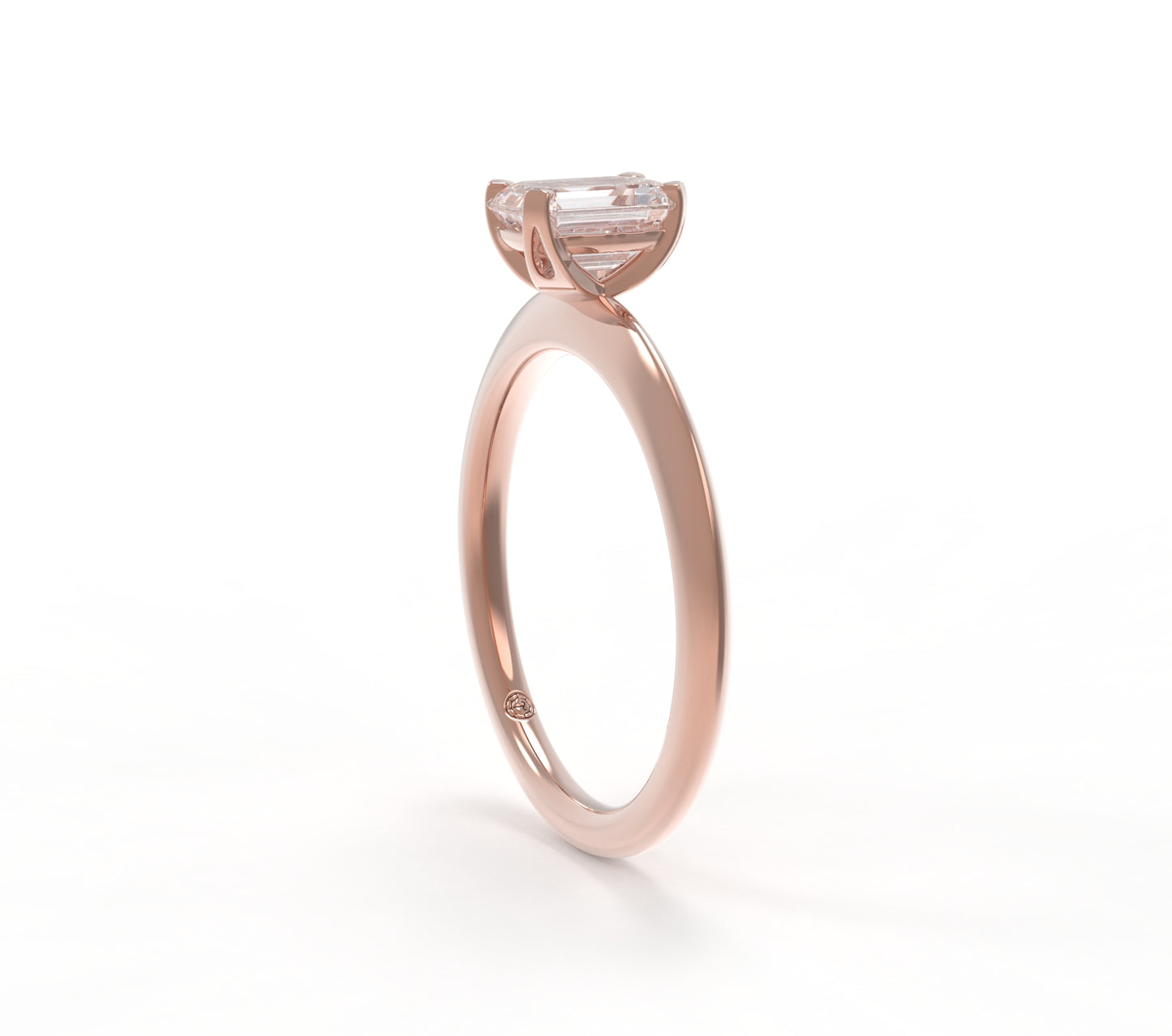 $1k 1ct Engagement Ring - Emerald Cut Diamond